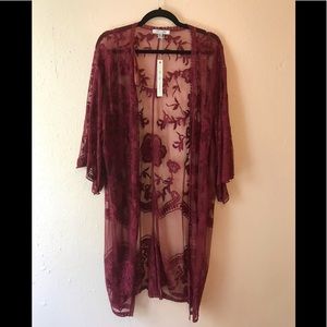 Floral design kimono